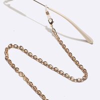 Gold-colored metal non-slip chain, for glasses and masks GL1616