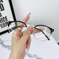 Металлические + TR90 очки с защитой от синего света Blue Block FENQI F01083