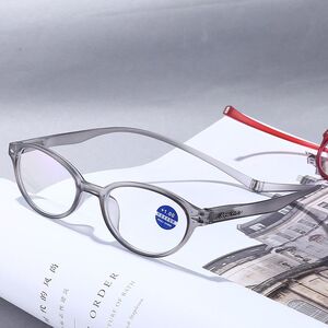 Plastic folding magnet glasses for reading 2888 with Blue ray cut protection, diopters from +1.00 to +4.00, RMC=62-64