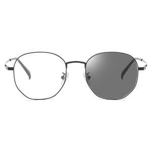 Очки фотохромные металлические для дали V8603 с серыми линзами, диоптрии от 0.00 до -6.00, не центрованные