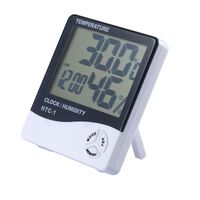 Cheap clock, thermometer, hygrometer HTC-1