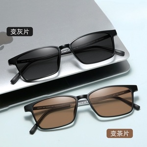 TR90 photochromic glasses for reading, with Blue ray cut protection, diopters from +1.00 to +4.00, RMC=62-64, KY9912-5变色老花镜