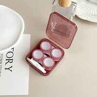 Мини-набор для мягких контактных линз + 2 контейнера для хранения JH301透明2副装