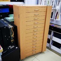 Офисный бокс - витрина для оправ и очков, с замками, на 288/234 мест JS-C200323