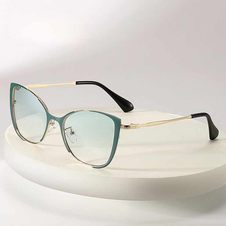 Солнцезащитные металлические очки с защитой UV400 9713-2-GT