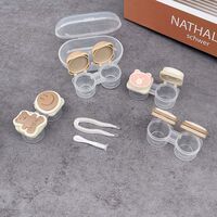 Mini soft contact lens XY-134翻盖笑脸熊