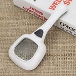 Magnifier with universal backlight, magnifying glass with handle 600558H-XX, size: 53x53 mm, magnification: 3X