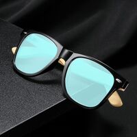 Blue Block plastic glasses with blue light protection for colorblind people, with case KY317-3色盲