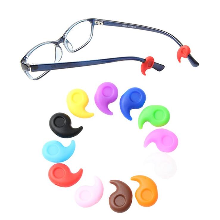 Stopper - eyeglasses temple attachment, anti-slip earhook, 20*12 mm