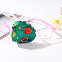 3D occluder for glasses, children's eye cartoon eye patch mask for amblyopia, strabismus, after surgery