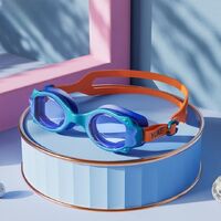 Swimming waterproof anti-fog goggles for kids (3-13 years), with box, 7600-YU