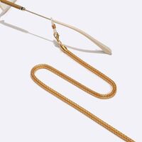Gold-colored metal non-slip chain, for glasses and masks GL1564