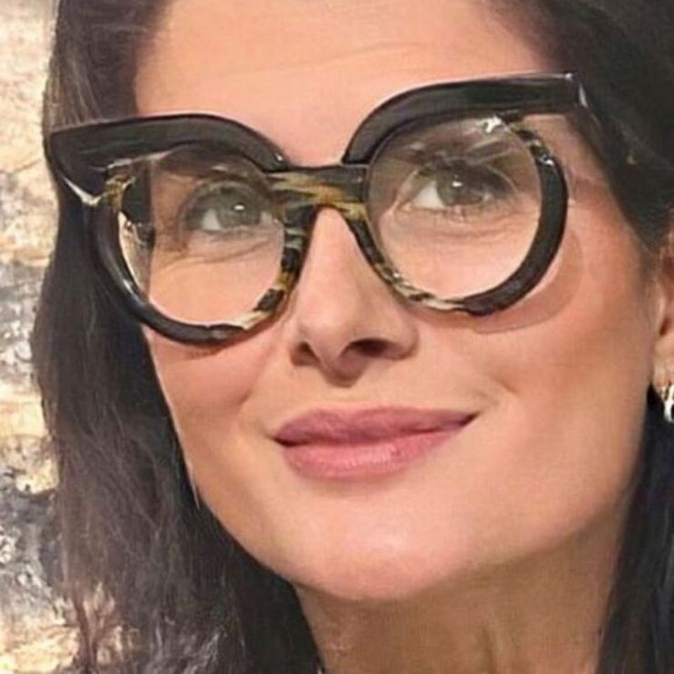 Plastic glasses with blue light protection for women 97194-PN