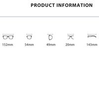 Очки пластиковые TR90 с защитой от синего света Blue Block FENQI F6712B