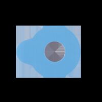 Sticky segment (Velcro, slippers, anti-slip pads for blocking optical lenses) for lenses, blue, 1000 pieces, DAS1913