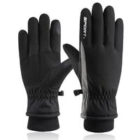 Windproof, frost-resistant, waterproof gloves for skiing, mountaineering, motorsports D-ST-23706