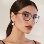 Оправа женская пластиковая из материала TR90, линзы с защитой от ультрафиолета и синего света FOCUS FCS2273