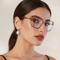 Оправа женская пластиковая из материала TR90, линзы с защитой от ультрафиолета и синего света FOCUS FCS2273