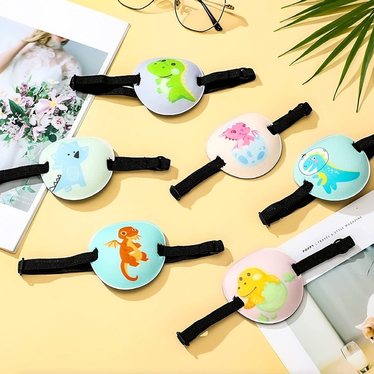 Ophthalmic eye patch (dragon) for children, no package