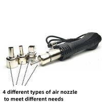 Soldering station 2 in 1, electric soldering iron + construction hair dryer (hot air gun) 8586-8582D