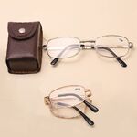 Metal eyeglasses for reading J138 Blue ray cut, diopters from +1.00 to +4.00, PD62-64