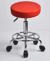 Round rotary lift back roller stool WZ-Y5C-1