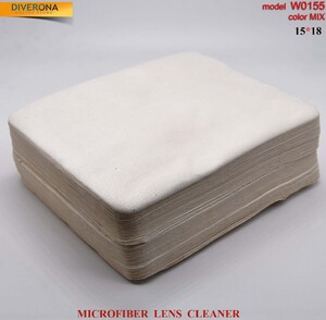 High-density microfiber napkin for glasses lens cleaning W0155, 15*18 cm (price for a pack)