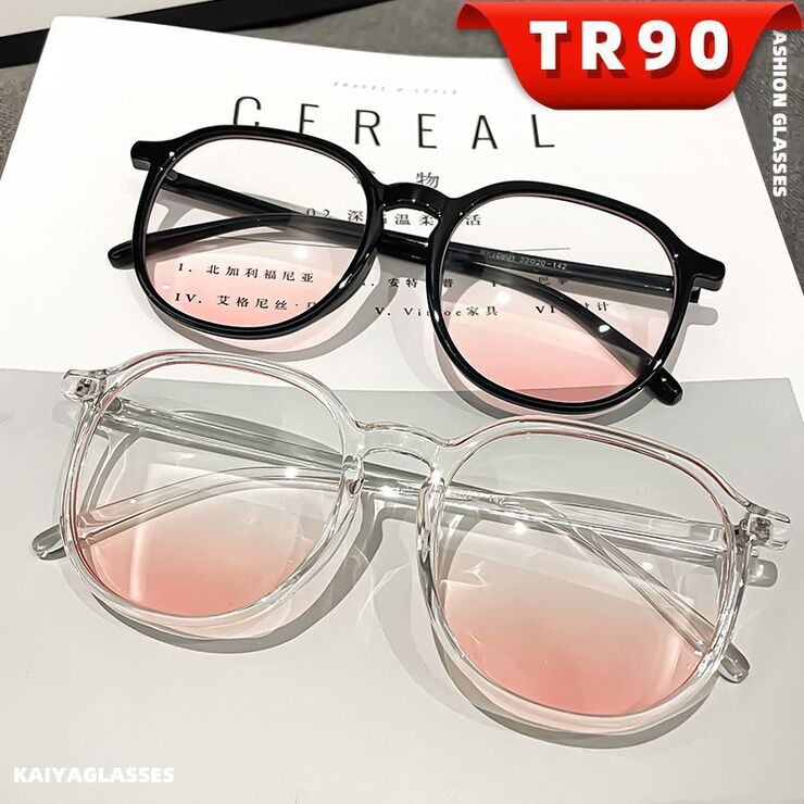 Plastic TR90 glasses with blue light protection KY10801-2腮红