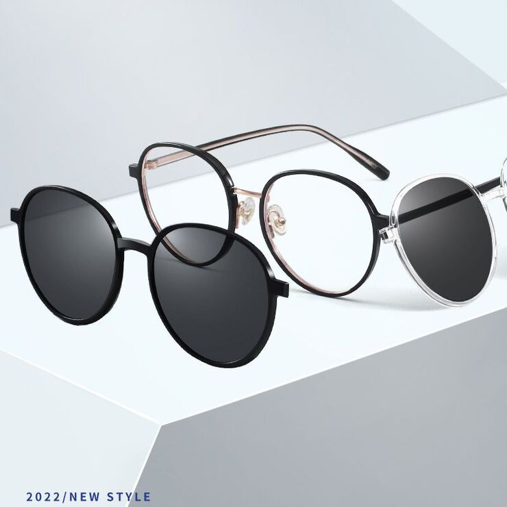 Combined frames with Blue Ray Cut and polarized lenses MAMO TP1008