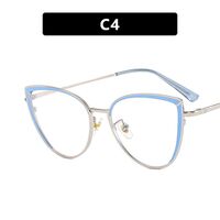 Metal glasses with blue light protection for women 8217-PN