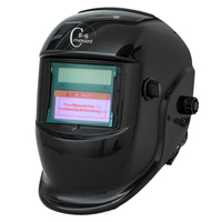 Protective welding mask with adjustable shading