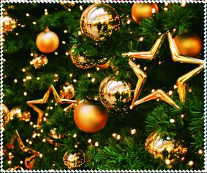 Cleaning cloth for glasses with a print, microfiber material, individually wrapped CHRISTMAS TREE, 17.5*14.5 cm