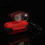 Plastic folding reading glasses JH905 with Blue ray cut protection and case, diopters from +1.00 to +4.00, RMC=62-64