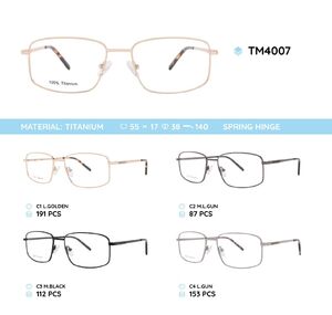 Оправа металлическая титановая с флексом TM4007