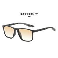 Sports reading PC plastic photochromic glasses with Blue Ray Cut protection KY1070渐变老花, diopters from +1.00 to +4.00