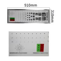 Visual acuity chart with backlight