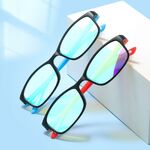 Blue Block TR90 glasses with blue light protection for colorblind people, with case TR13017-3色盲眼镜