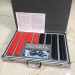 266 plastic rim ophthalmic trial lens set in an aluminum case SL266 class A