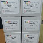 Paint powder TCN for coloring plastic CR39 lenses with an index of 1.50, set of 10 packs of 10 g each