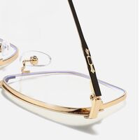 Metal glasses with blue light and UV protection 9660-2-GT