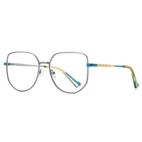 3D colorful whiskeys style metal blue blocker frames for glasses MORE 3052