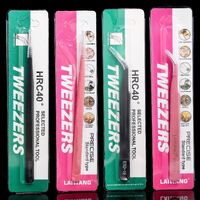 Stainless steel tweezers, 2 types  GJ0004