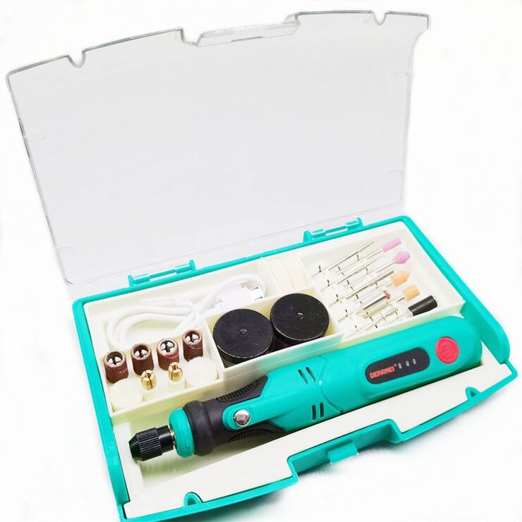 Шлифовальная мини-машинка USB аккумуляторная для резки, шлифования, полировки, гравировки, сверления HRY308