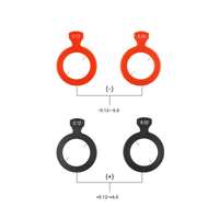 Линзы сферические и цилиндрические с пластиковым ободком для меднабора