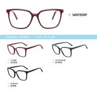 Plastic frames for glasses acetate material WD1350P