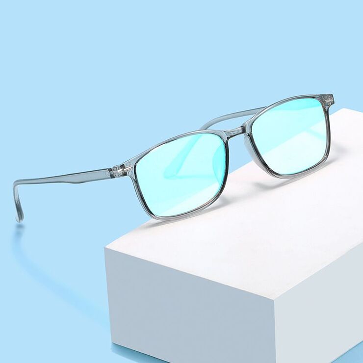 Blue Block TR90 glasses with blue light protection for colorblind people, with case KY806-6色盲