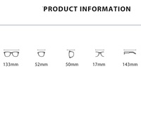 Metal Blue Block glasses with blue light protection FENQI F89003