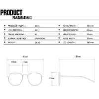 Plastic glasses with blue light protection for women 8573-PN