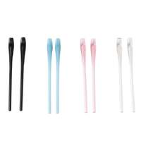 Plastic glasses sleeves B27, length 72 mm, round hole 1.4 mm (price for a  pair)