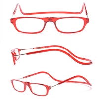 Ready-made folding magnet plastic frame glasses with diopters R1009 (from 20 pieces)